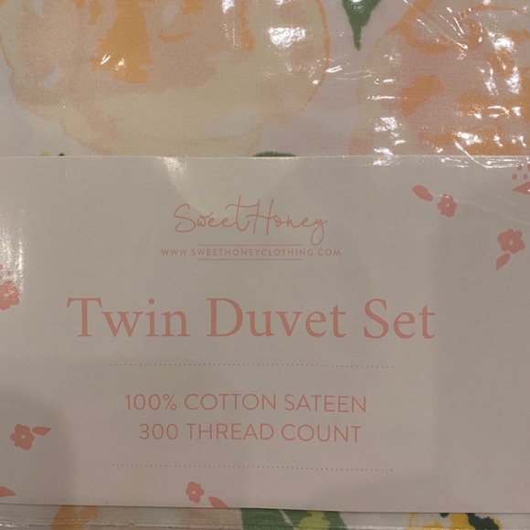 SweetHoney Twin Duvet Set - Picture 3 of 4